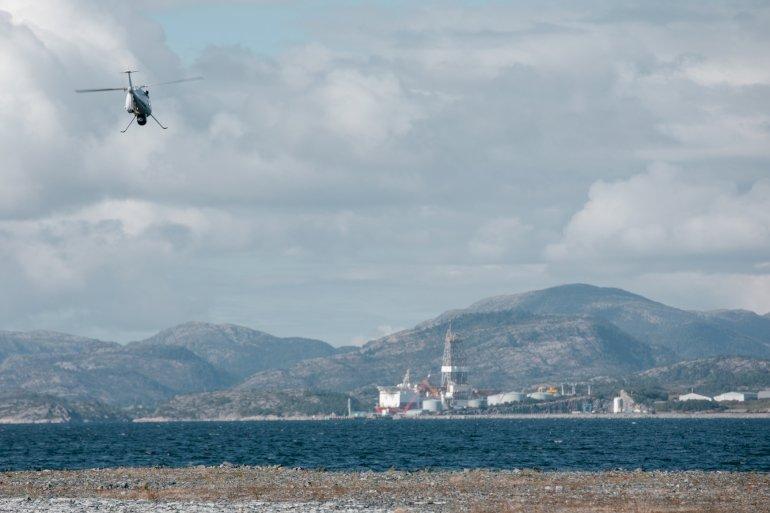 Equinor gennemfører historisk drone-levering