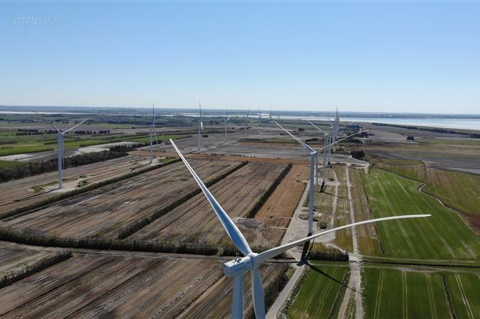 Danmarks største landvindmøllepark åbner